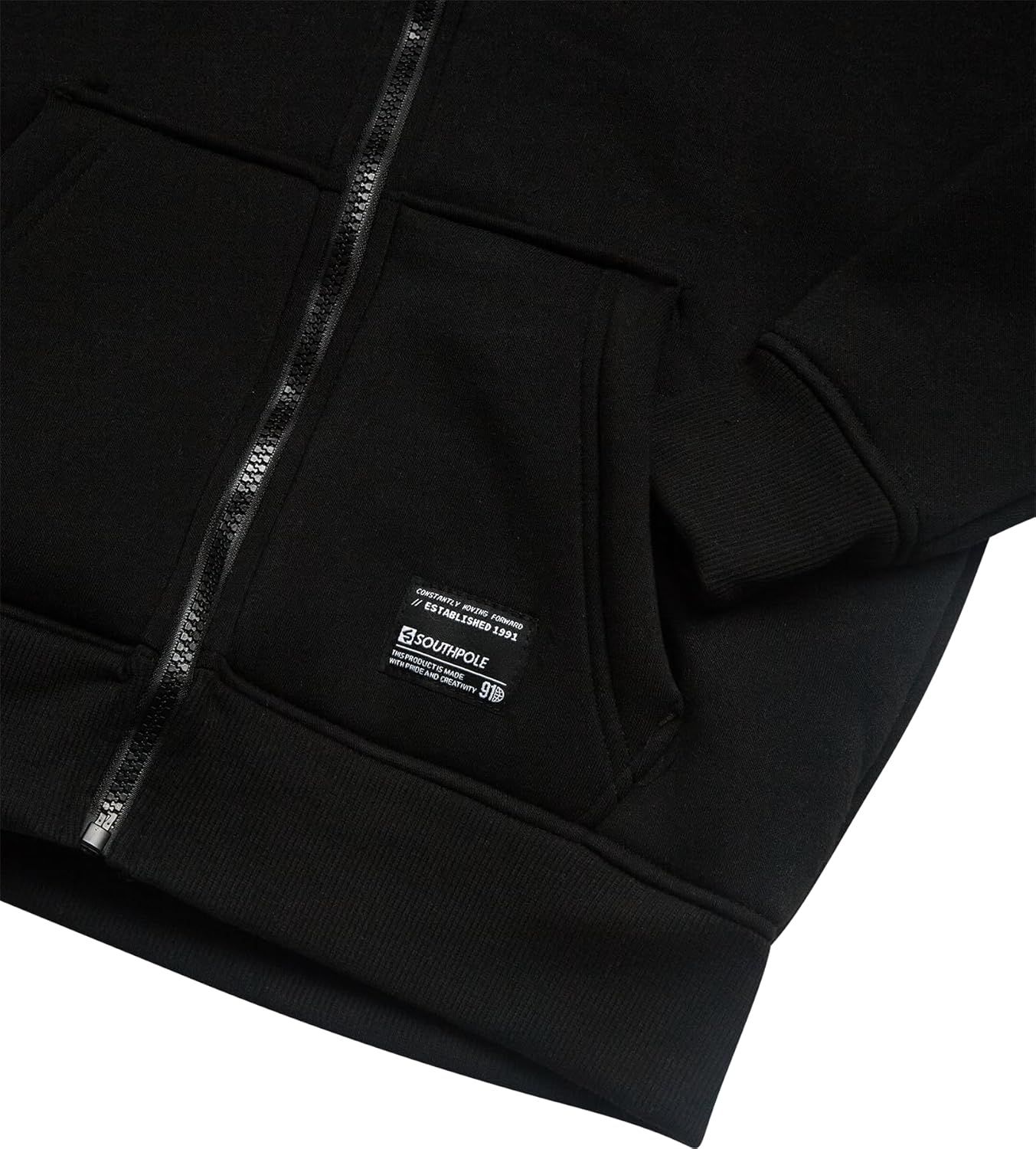 Southpole Active Boys Zip Up Hoodie - Athletic Soft Full Zip Up Sherpa Fleece Boys Hoodie Sweatshirt with Pockets (8-20) - Image 6