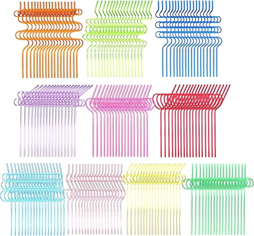 Pajitas coloridas y reutilizables surtidas, pajitas flexibles, pajitas flexibles, pajitas divertidas para niños, Navidad, cumpleaños, carnavales,