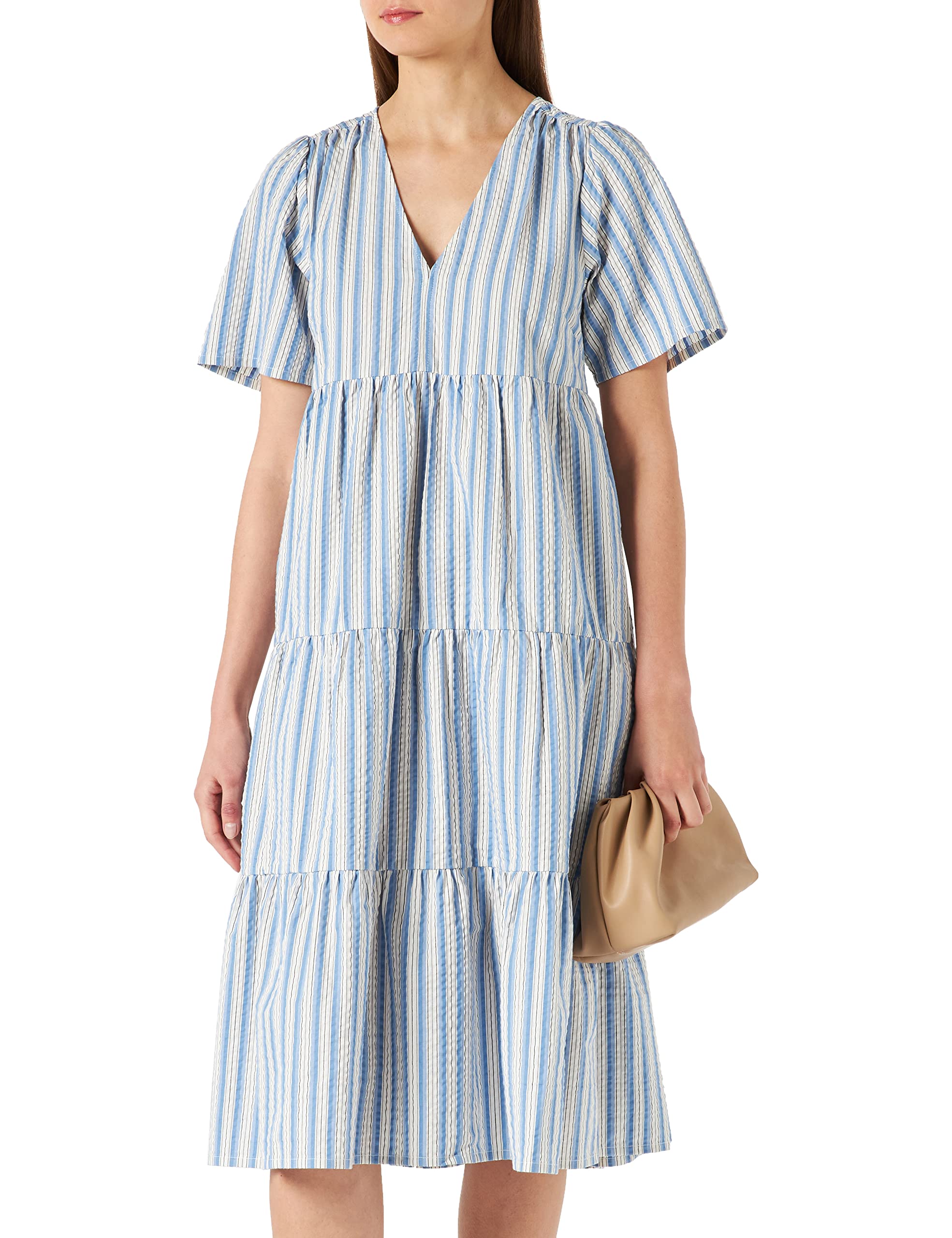 Part Two Women's PamPW DR Dress Relaxed fit Dress, Riviera Stripe, 36