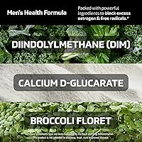 Vista 4 de Suplemento DIM para hombres de 300 mg Bloqueador de estrógeno e inhibidor de la aromatasa Refuerzo de equilibrio hormonal extra fuerte y refuerzo