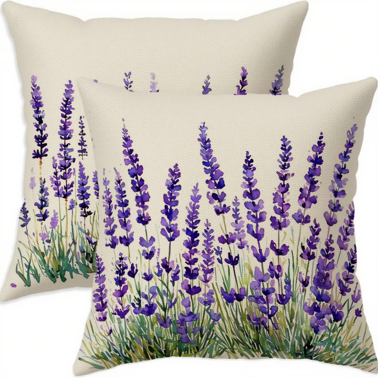 Housse de coussin vintage violette pour une déco de salon élégante
