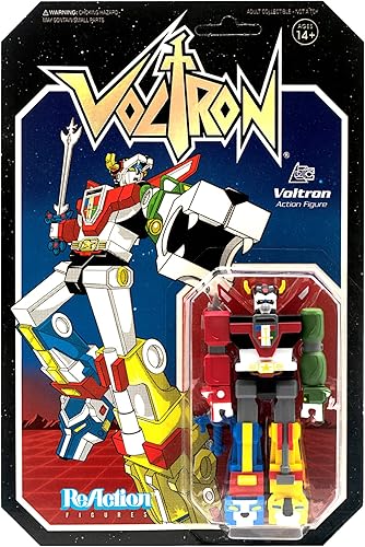 Miniatura 8 de Super7 ULTIMATES! Voltron Defender of The Universe (Lightning Glow) - Figura de acción Voltron de 7 pulgadas con accesorios, coleccionables vintage