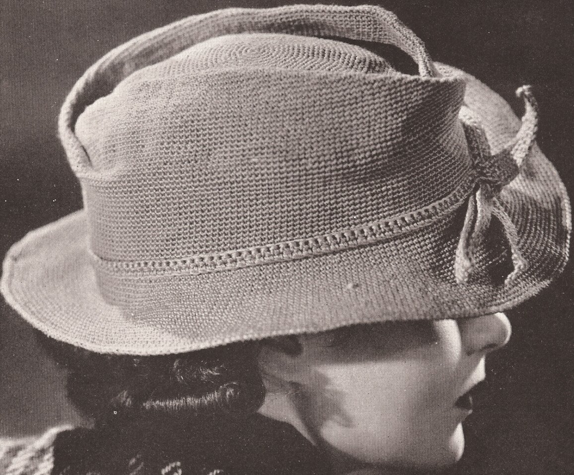 easy crochet fedora hat pattern
