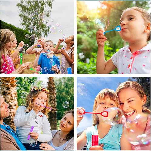 Miniatura 5 de 200 mini varitas de burbujas de 20 colores, recuerdos de fiesta de burbujas a granel para niños, verano al aire libre en interiores, cumpleaños