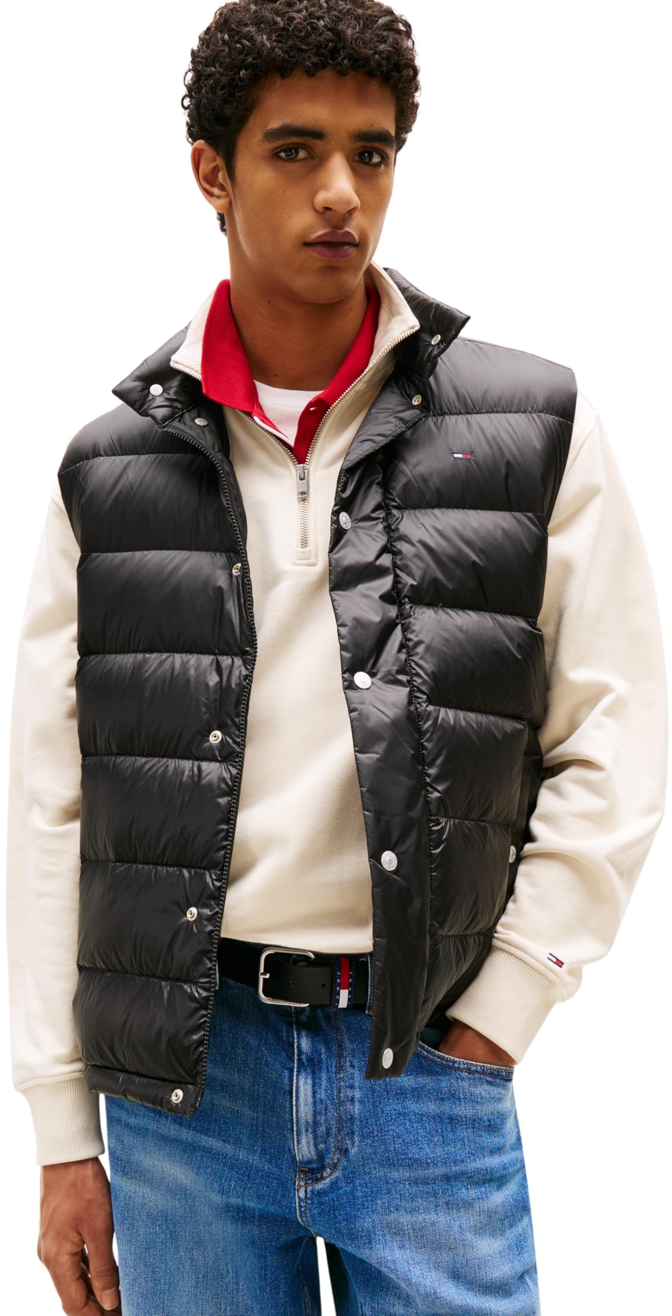 Tommy Jeans Herren Tjm Light Down Vest Ext Dm0dm21777 Weste