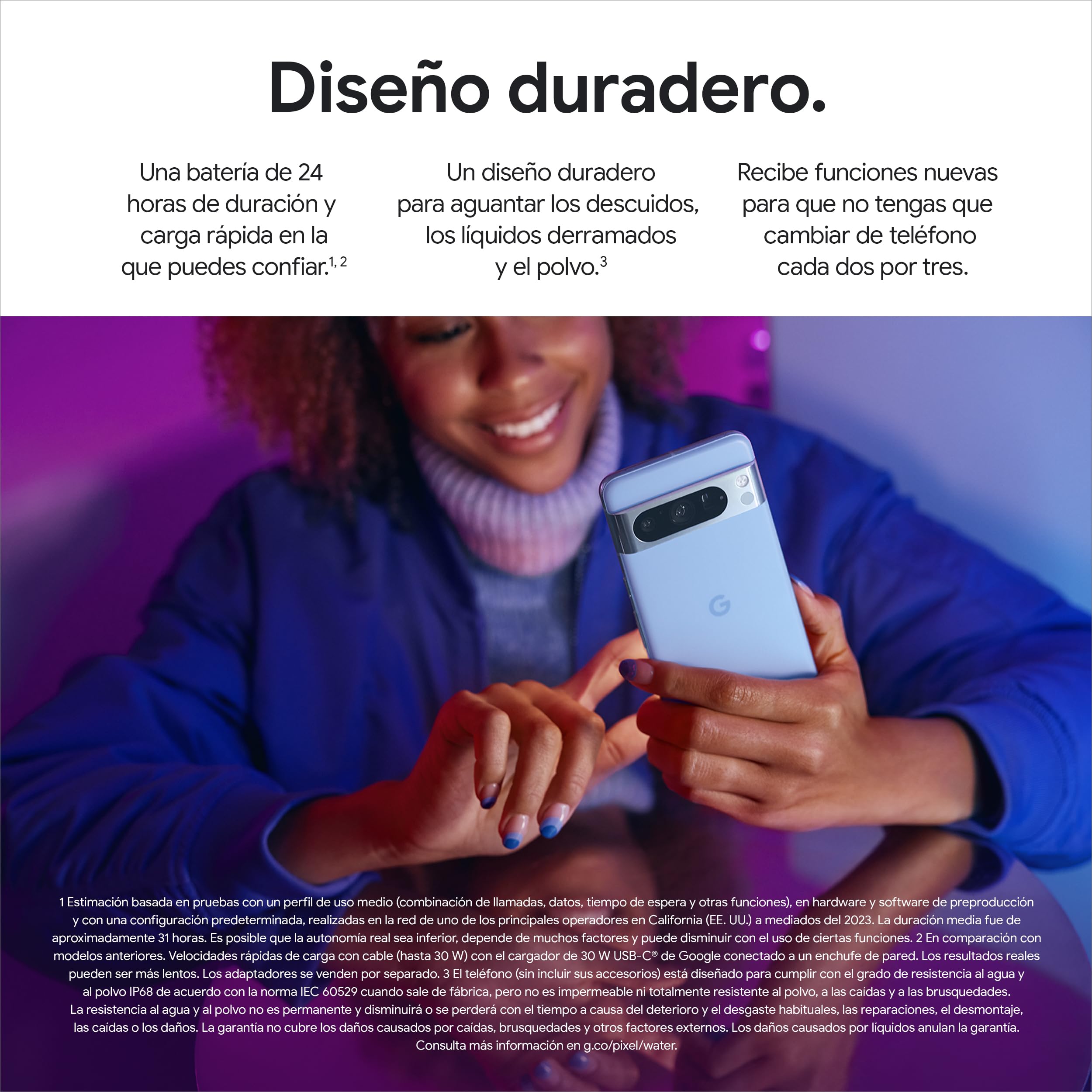 Google Pixel 8 Pro Android Smartphone ohne SIM-Lock mit Teleobjektiv, lange Akkulaufzeit und Super Acta Display, Obsidian, 512 GB (Generalüberholt)