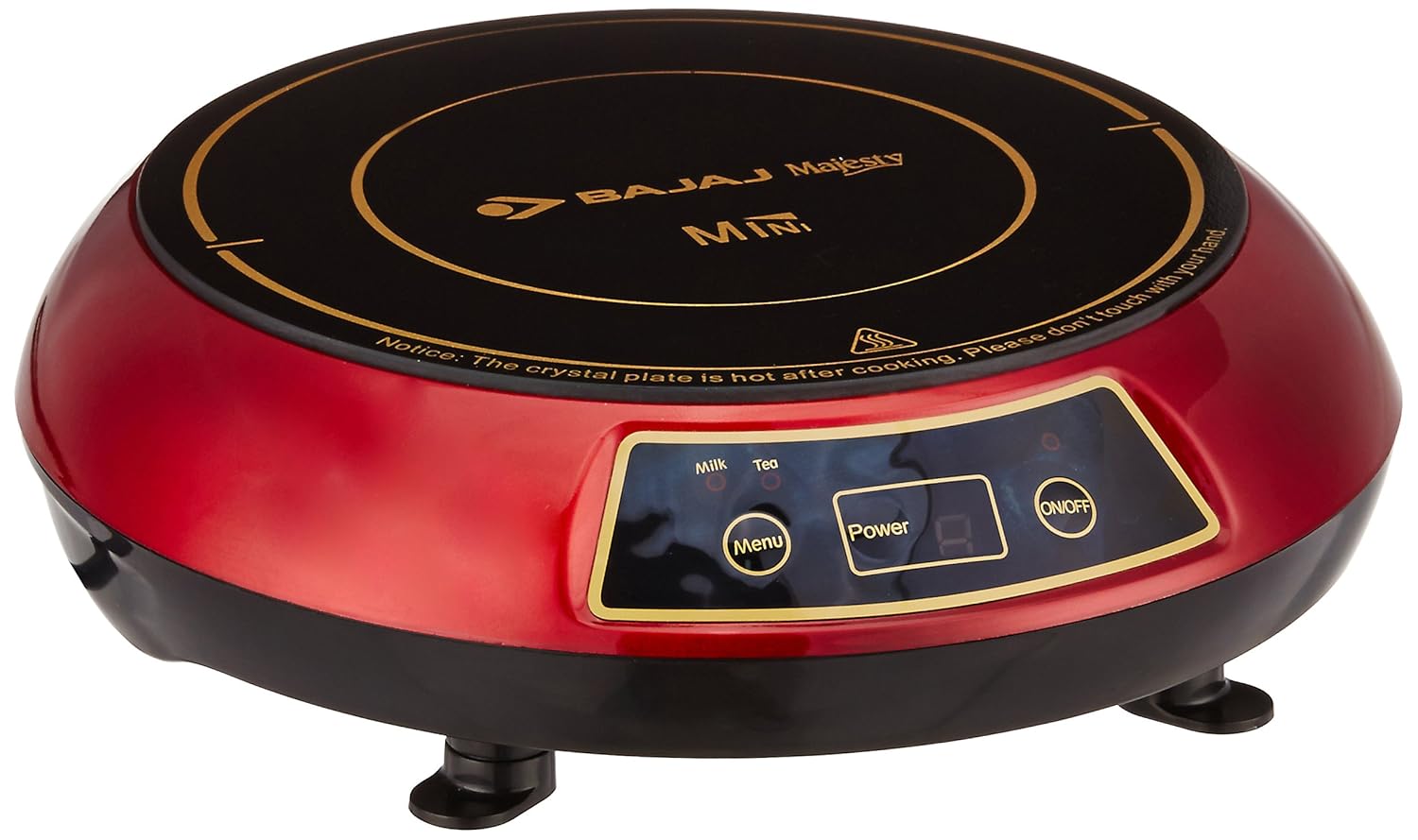Buy Bajaj Majesty Mini (P) 1200Watt Induction Cooker (Red) Online at