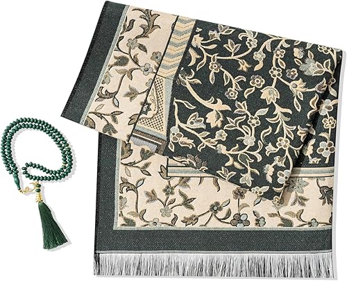 Alfombra de oración musulmana con cuentas de oración islámica, tapete de oración de viaje, regalos islámicos para mujeres, oración portátil, islam,