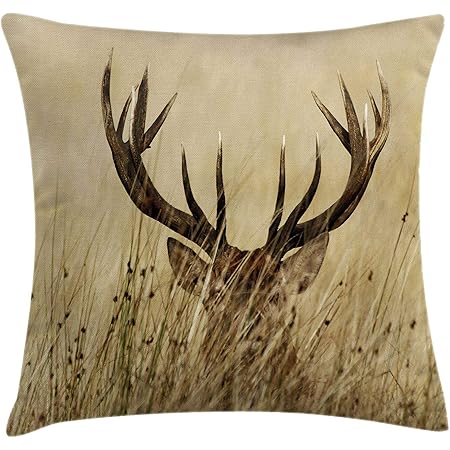 pillows with deer on them