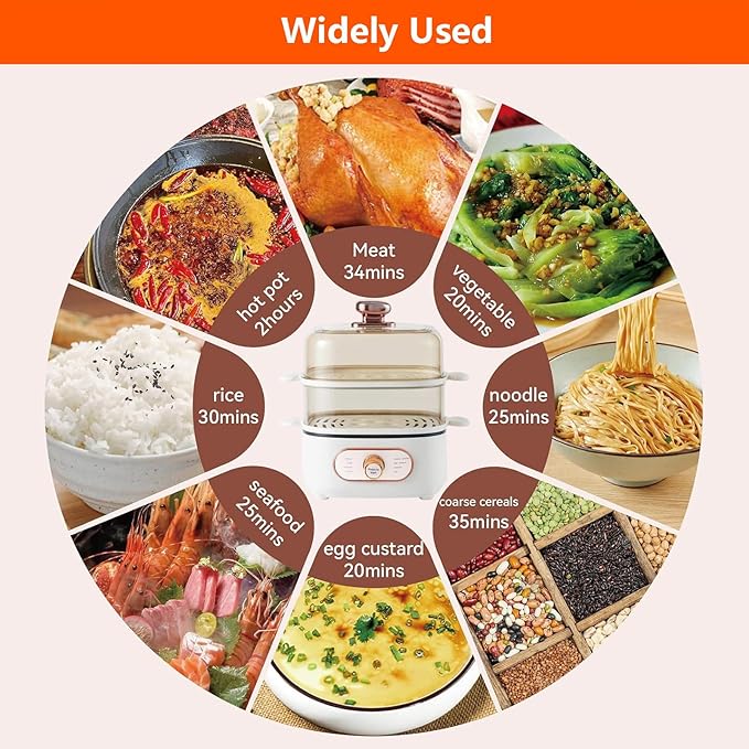 Placa Calentadora Doble Capa + Olla Eléctrica 1200W, 10.5L miniatura 8