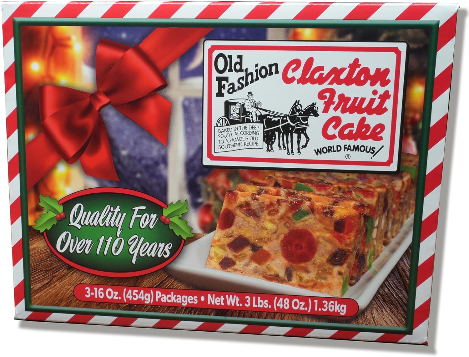 Claxton Fruit Cake 31 Lb. Holiday Pack Regular Recipe Amazon.ca Grocery & Gourmet Food