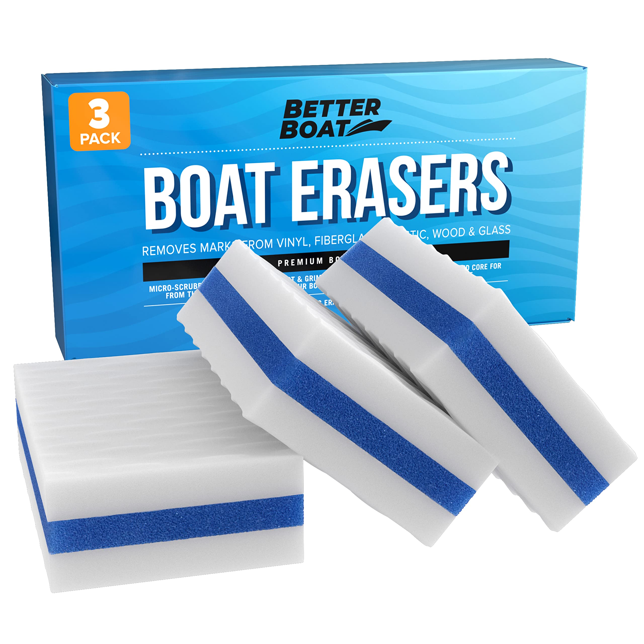 Boat Abrasion Erasers, Magic Boat Accessories for Cleaning Black Stripes, Deck Strips and More
