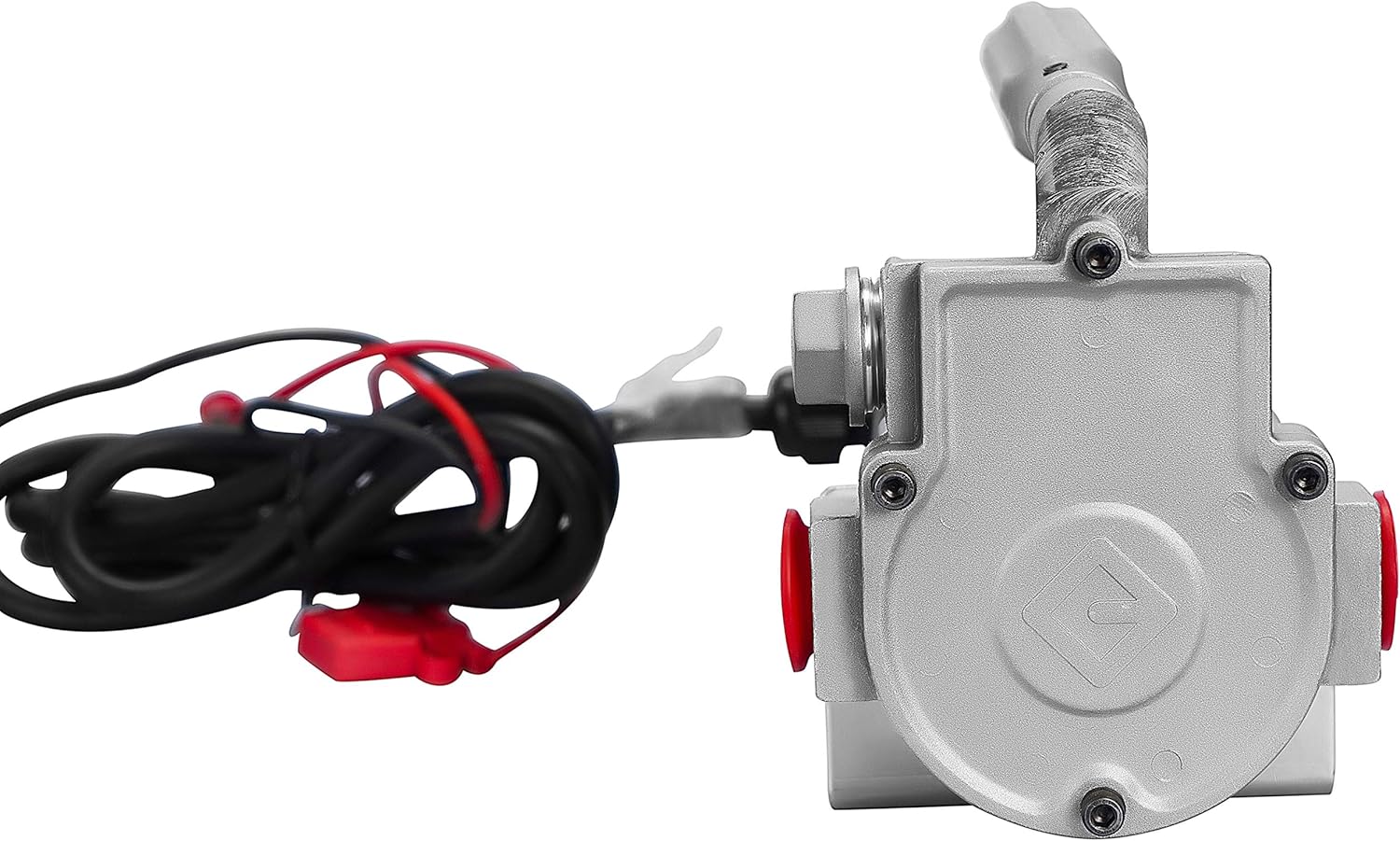 Groz 45530 12V DC Electric Diesel Pump Only, Base Mount, Complete with Lift Handle, Hose Barbs & Battery Cable