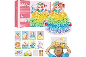 YOTOY Art Fabric Frenzy - Creative Fun for Kids Ages 3-8