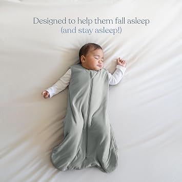 HALO SuperSoft Bamboo Wearable Blanket 1.5 TOG Buttery Soft, Plush Baby Sleep Sack for Newborns, Infants & Toddlers, Hip-Healthy Design, Machine Washable, 18 24 Months, X-Large, Calm Sage