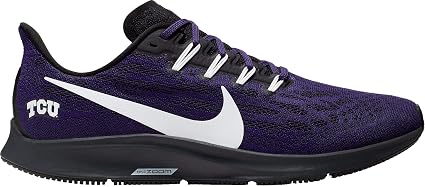 Nike TCU Air Zoom Pegasus 36 - Zapatillas de running para hombre, color  morado/negro/blanco, talla 8, 13 M US : Ropa, Zapatos y Joyería - Amazon.com