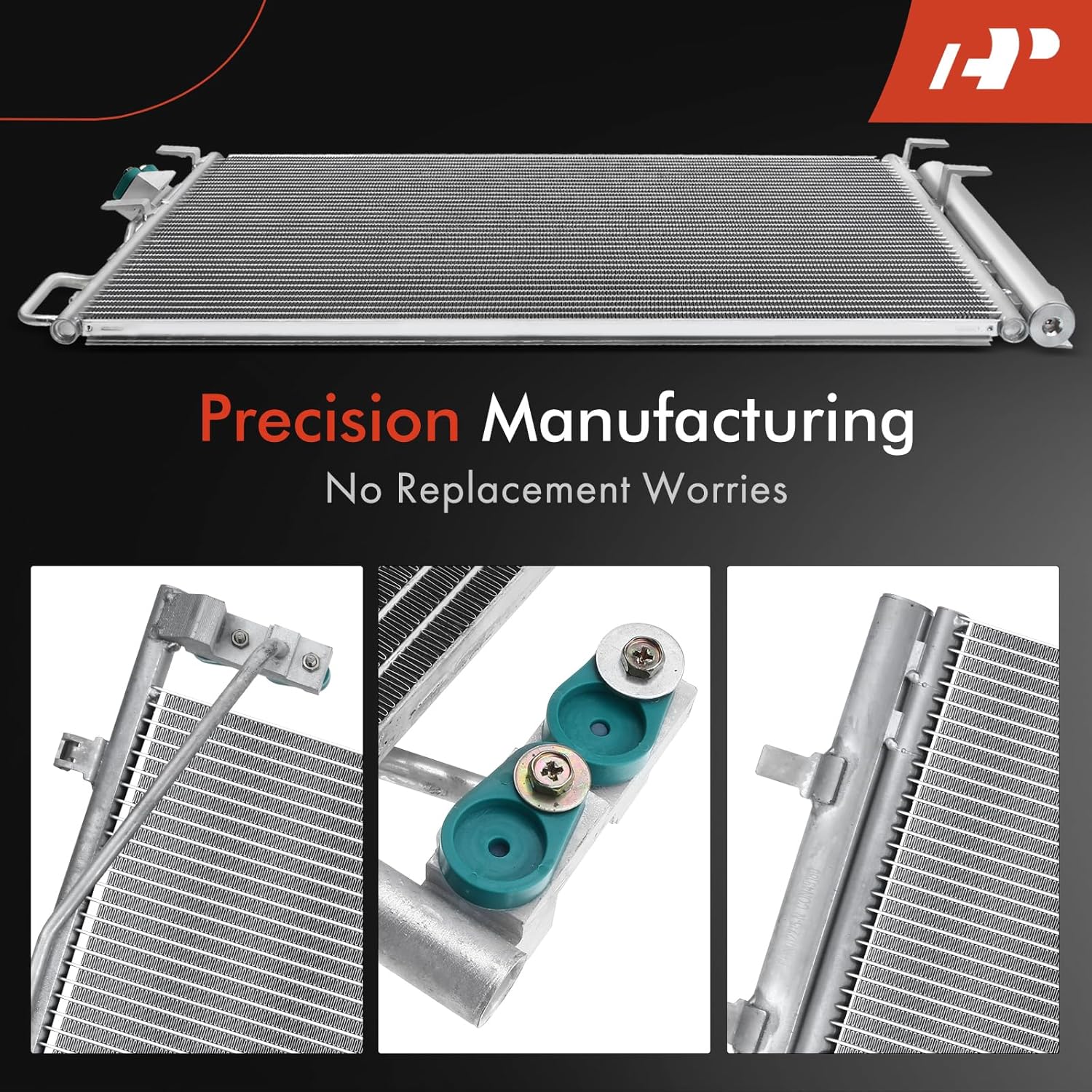 A-Premium A/C Condenser Replace# 4918, 8U0260401C - Compatible with 2015-2018 Audi Q3, Q3 Quattro 2.0L, Q3 2016-2018 1.4L