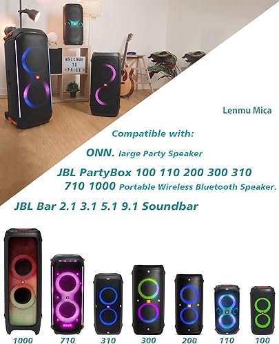 Miniatura 6 de Cable de alimentación para JBL PartyBox 320 100 110 200 300 310 710 1000 cargador de altavoz Bluetooth ONN 100008736, ONN TV, JBL Bar 2.1 3.1 5.1