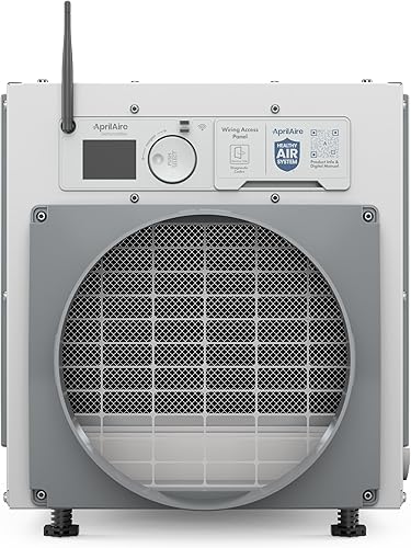 Miniatura 15 de AprilAire Deshumidificador Wi-Fi E100W - 100 PPD para espacios de rastreo, sótanos, casas enteras de hasta 5,500 pies cuadrados, parte del sistema