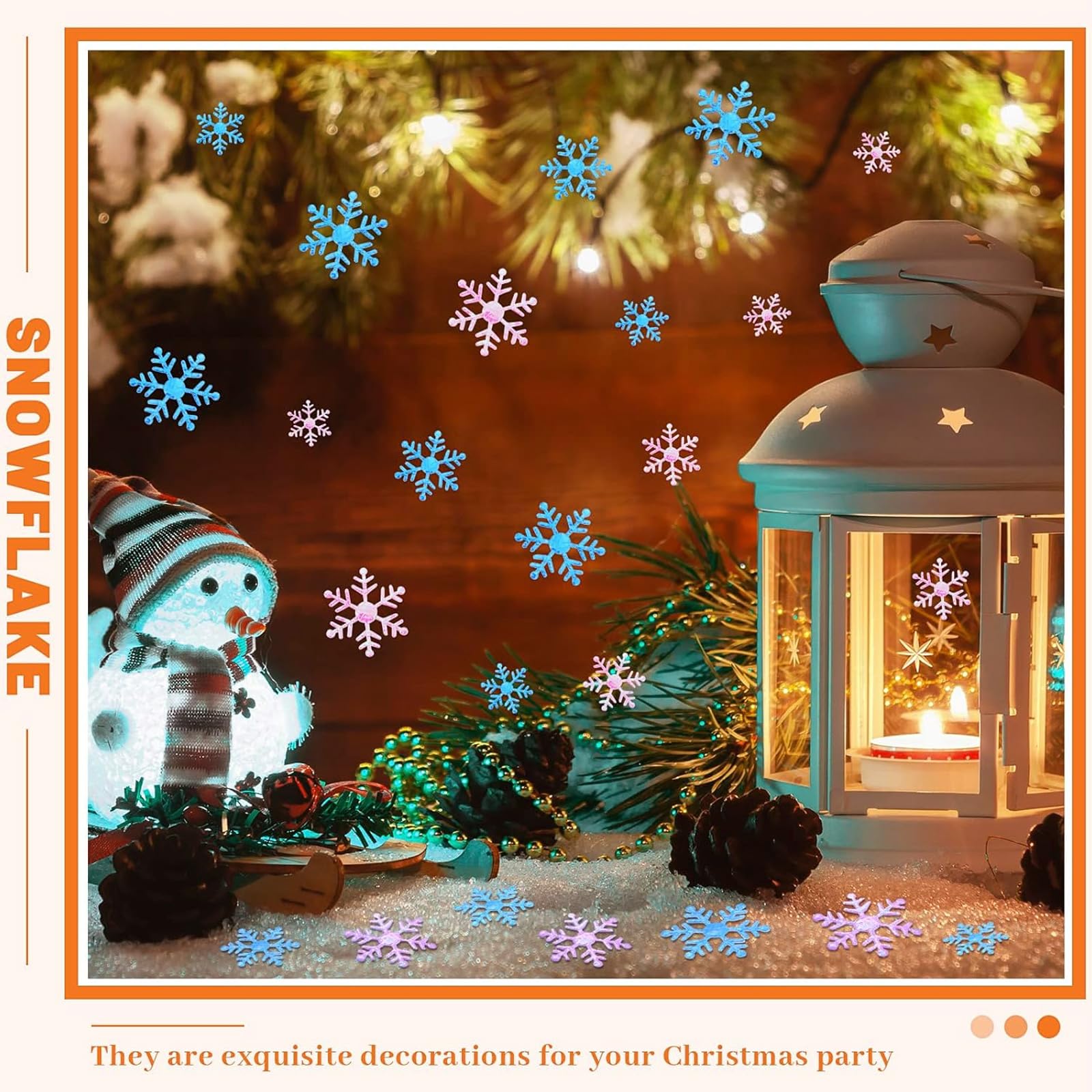 500 Piezas De Confeti De Copos De Nieve Para Navidad Wonderland Winter Frozen Party Plateado 1 18 Pulgadas 500 Piezas De Confeti De Copos De Nieve Para Navidad Wonderland Winter Frozen Party Plateado 1 18 Pulgadas