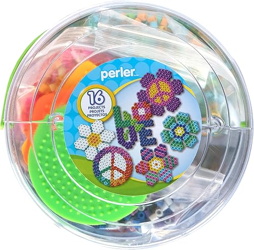 Miniatura 7 de Perler Sunny Days - Cubo de cuentas de fusible de color brillante 5500 piezas