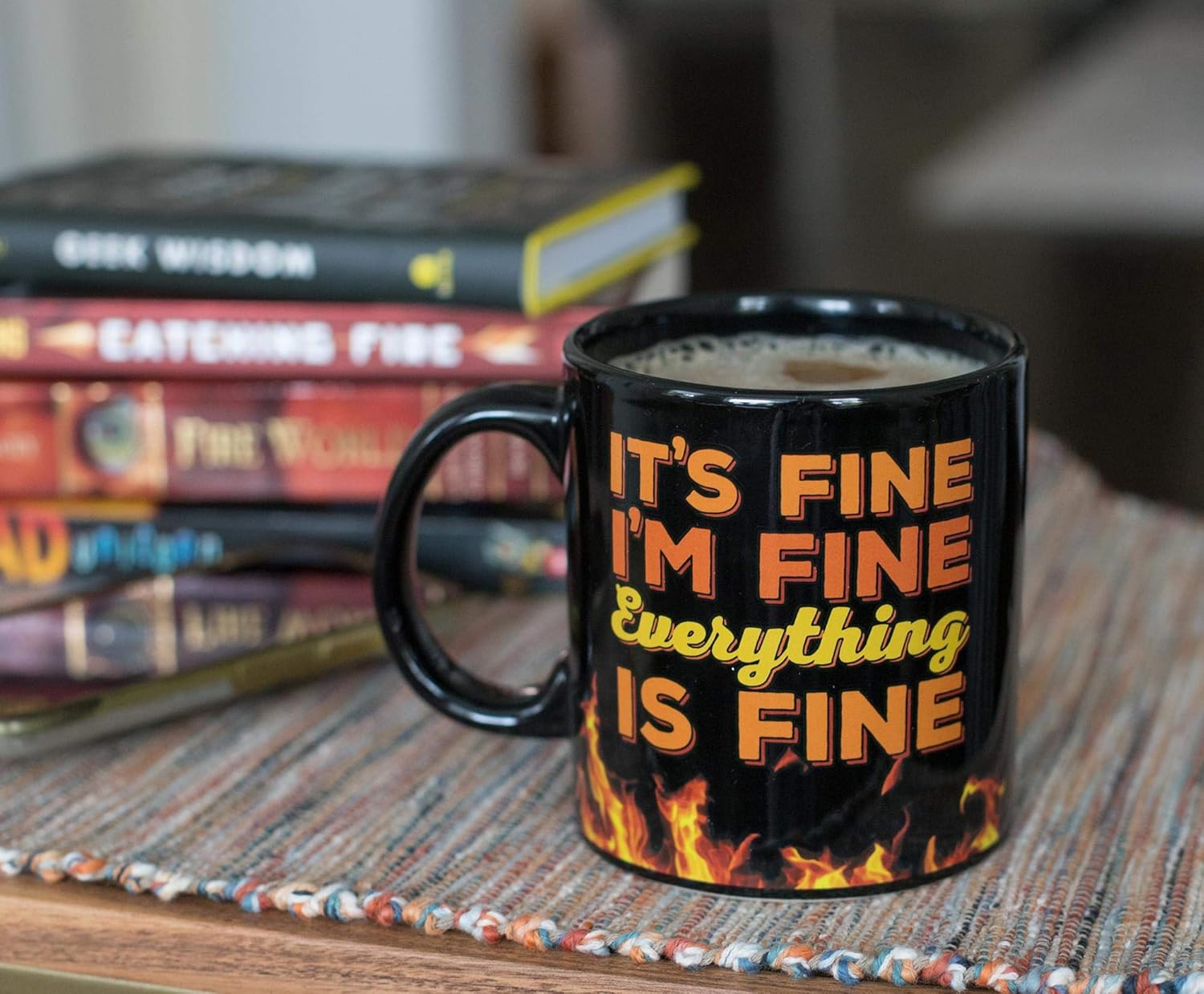 It's Fine 20-Ounce Oversized Ceramic Coffee Mug | Large Coffee Cup | Funny Coffee Mug | Drinkware For Coffee, Tea, Hot And Cold Beverages - Image 6