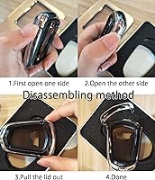 Vista 4 de Kwak's Funda de llave ABS compatible con llave (blanco)