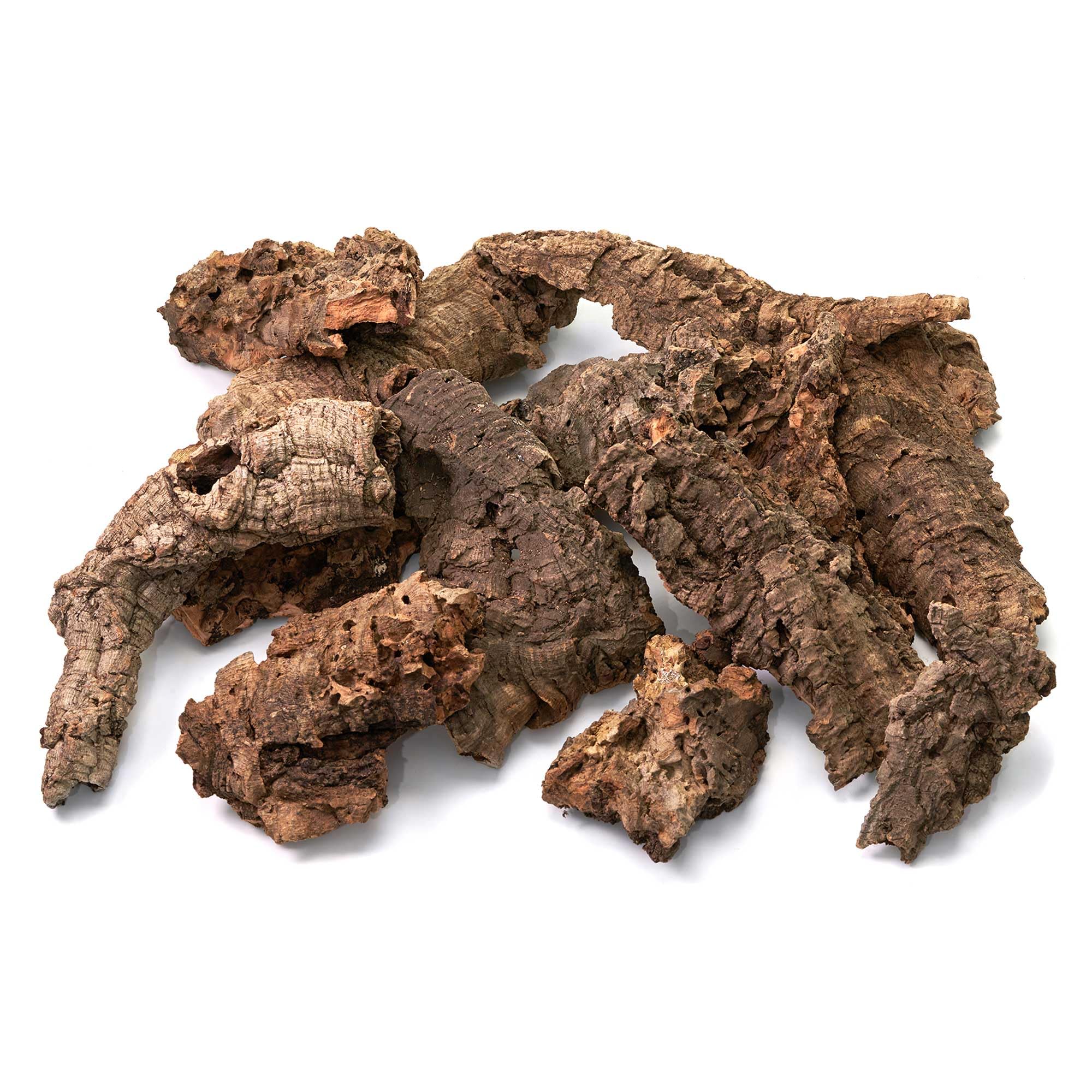 Naturkorkstücke für Terrarium & Paludarium | Unbehandelte Korkrinde 5-20cm | Dekoration & Basteln - 1000g