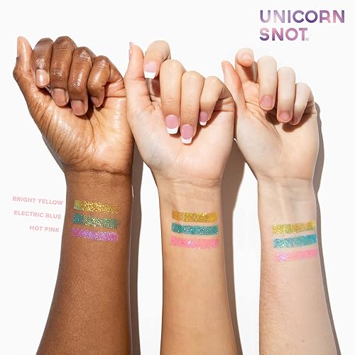 Miniatura 3 de Unicorn Snot Kit holográfico de purpurina de alta definición, grado cosmético, para cabello, cara, sombra de ojos, arte corporal, brillo de labios,