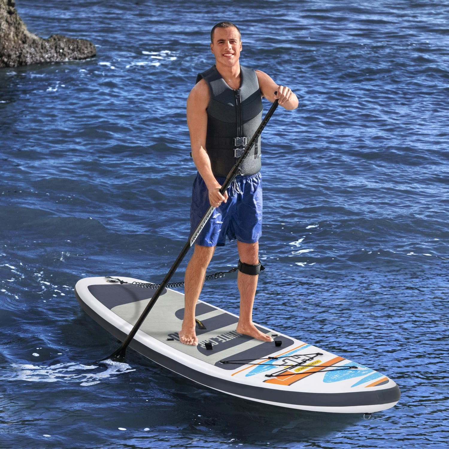 SUP Hydro-Force nadmuchiwana deska surfingowa dla początkujących i zaawansowanych z akcesoriami