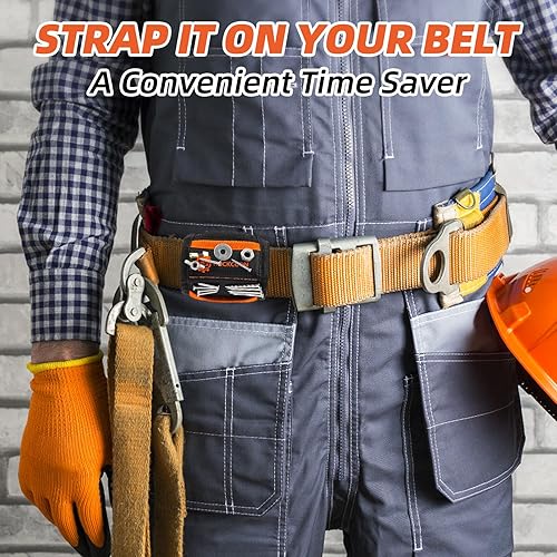 Miniatura 6 de Pulsera magnética con 20 potentes imanes, pulsera de herramienta para tornillos, clavos y brocas de perforación, regalo para marido, papá, manitas y