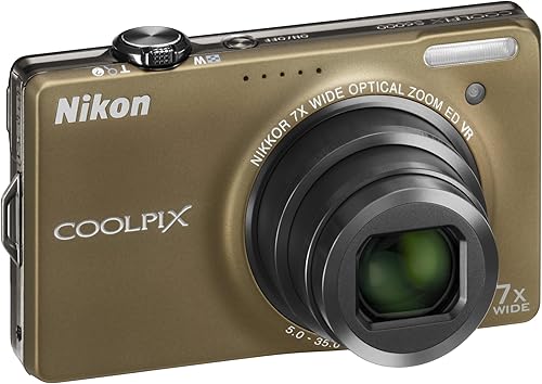 Miniatura 6 de Nikon Coolpix S6000 - Cámara digital de 14 MP con zoom óptico de reducción de vibración (VR) 7x y LCD de 2.7 pulgadas (bronce)