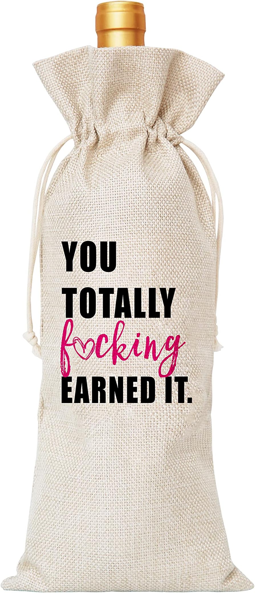 Doreen's BoutiqueNew Job, Promotion Wine Bag, Gift for Resigned Employees, Boss, Woman, Leaving Coworker – 1 Pc(B014)