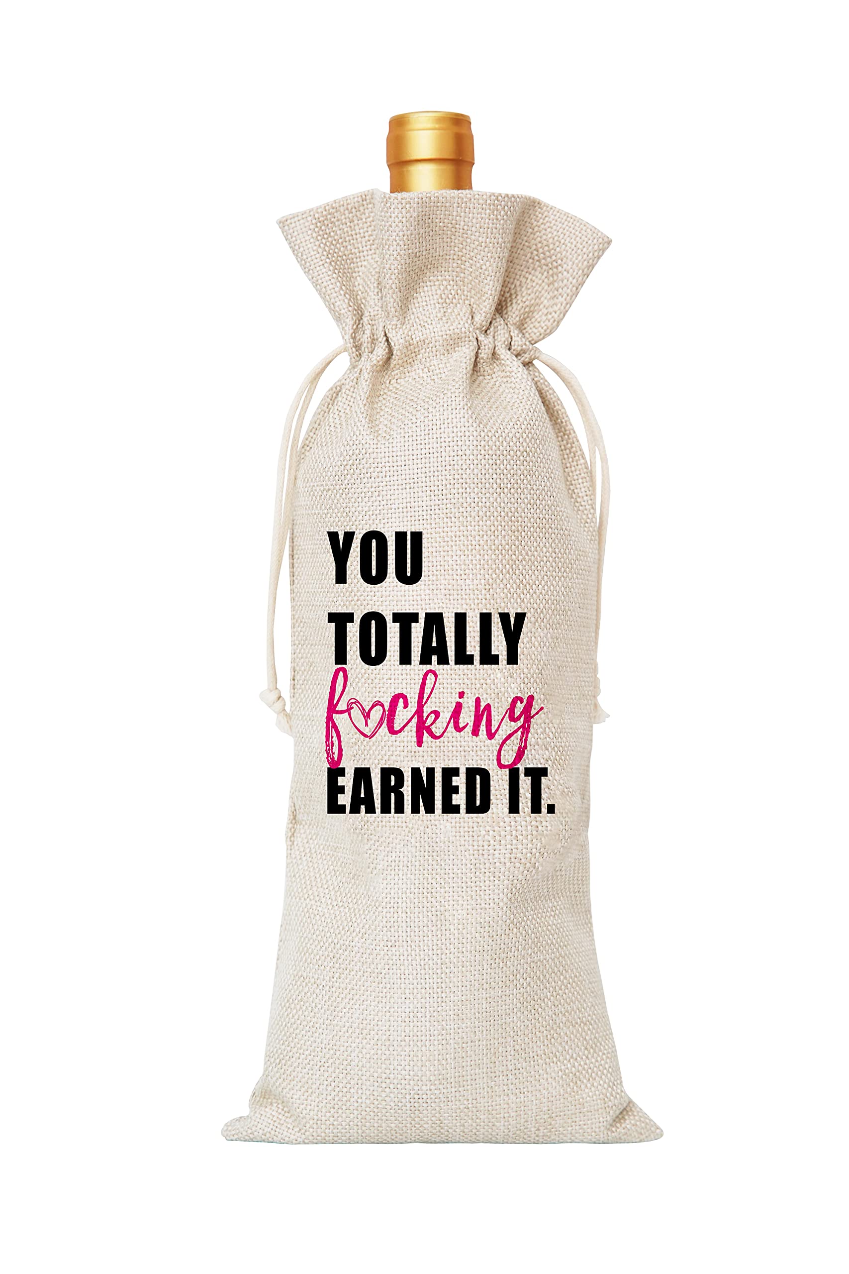 Doreen's BoutiqueNew Job, Promotion Wine Bag, Gift for Resigned Employees, Boss, Woman, Leaving Coworker – 1 Pc(B014)