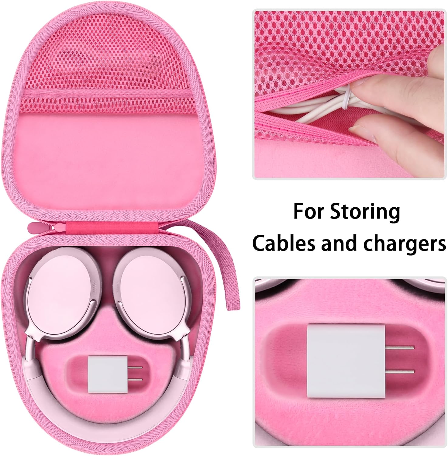 co2CREA Headphones Case for Bose New QuietComfort Ultra 2nd Gen/QC45,Pink image 4