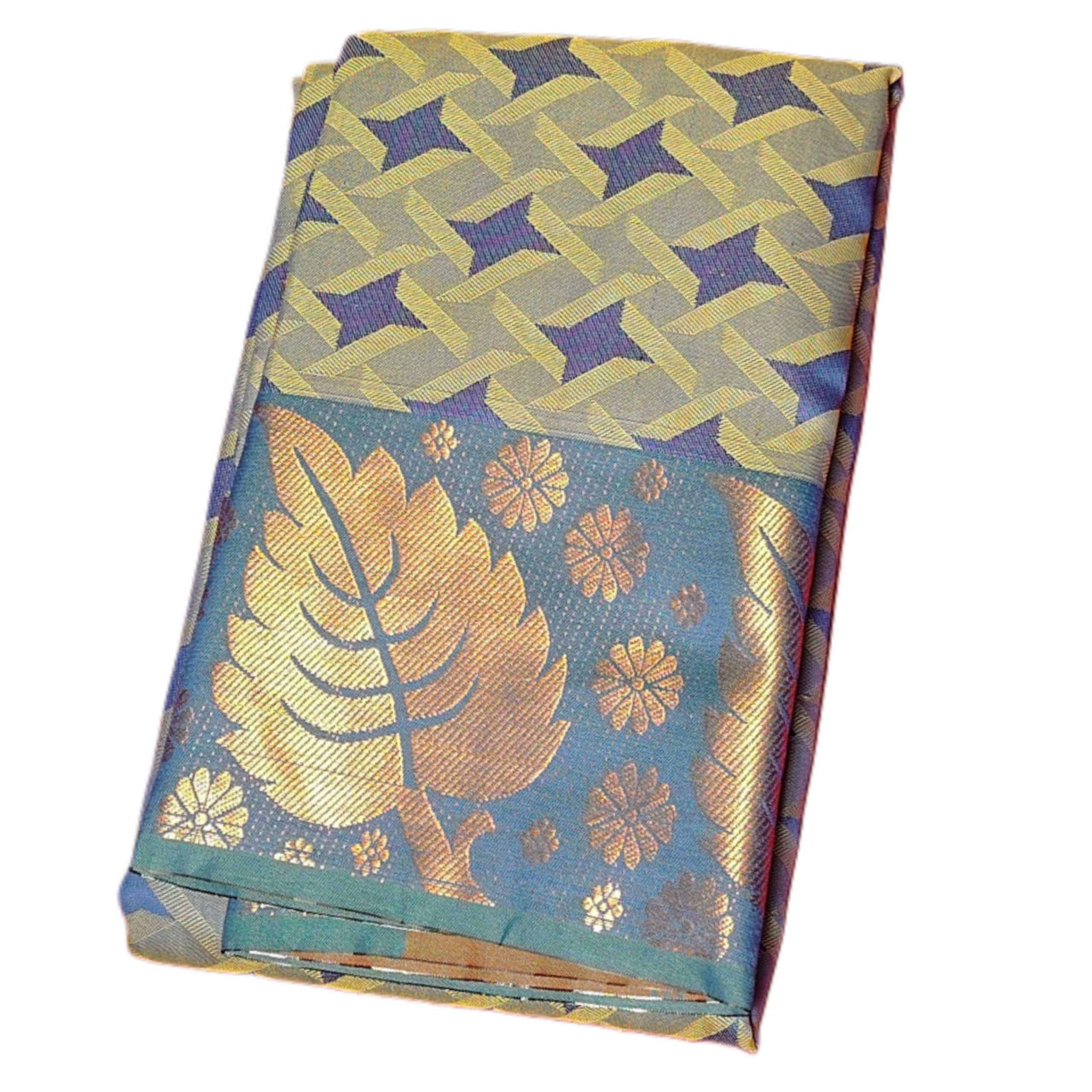 BGM Colours Women's Pundhamil Soft Silk Material with Blouse, Perfect for Festivals and Special Occasions