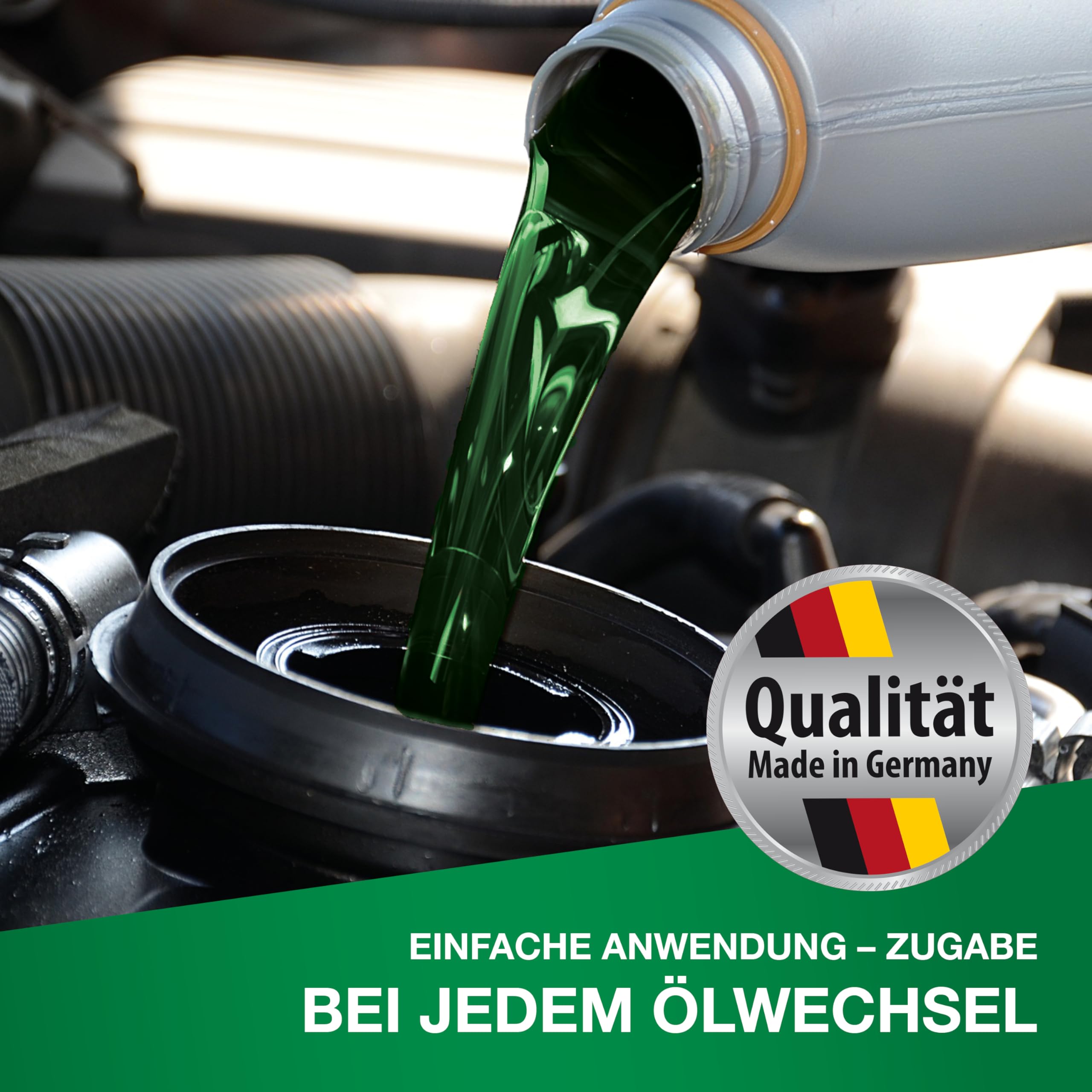 MATHY-M Motoröl-Additiv (500 ml) - Verschleißschutz & Reinigung für Motoren aller Art – Motor Öl-Zusatz für Diesel/Benzin/Gas Motoren