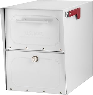 Oasis Classic Large High Security Parcel Mailbox, White
