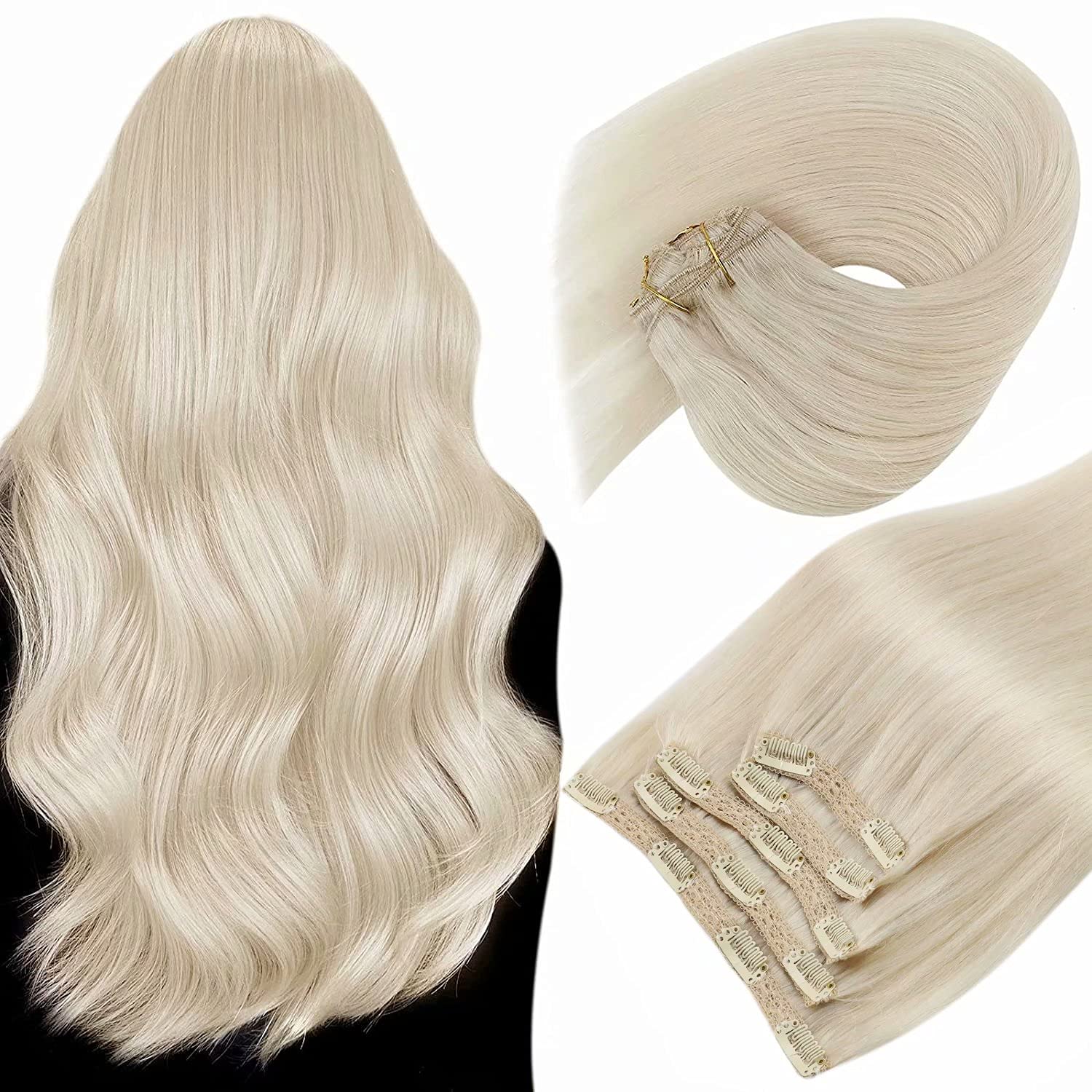 Sunny Clip in Hair Extensions Blonde Clip in Hair