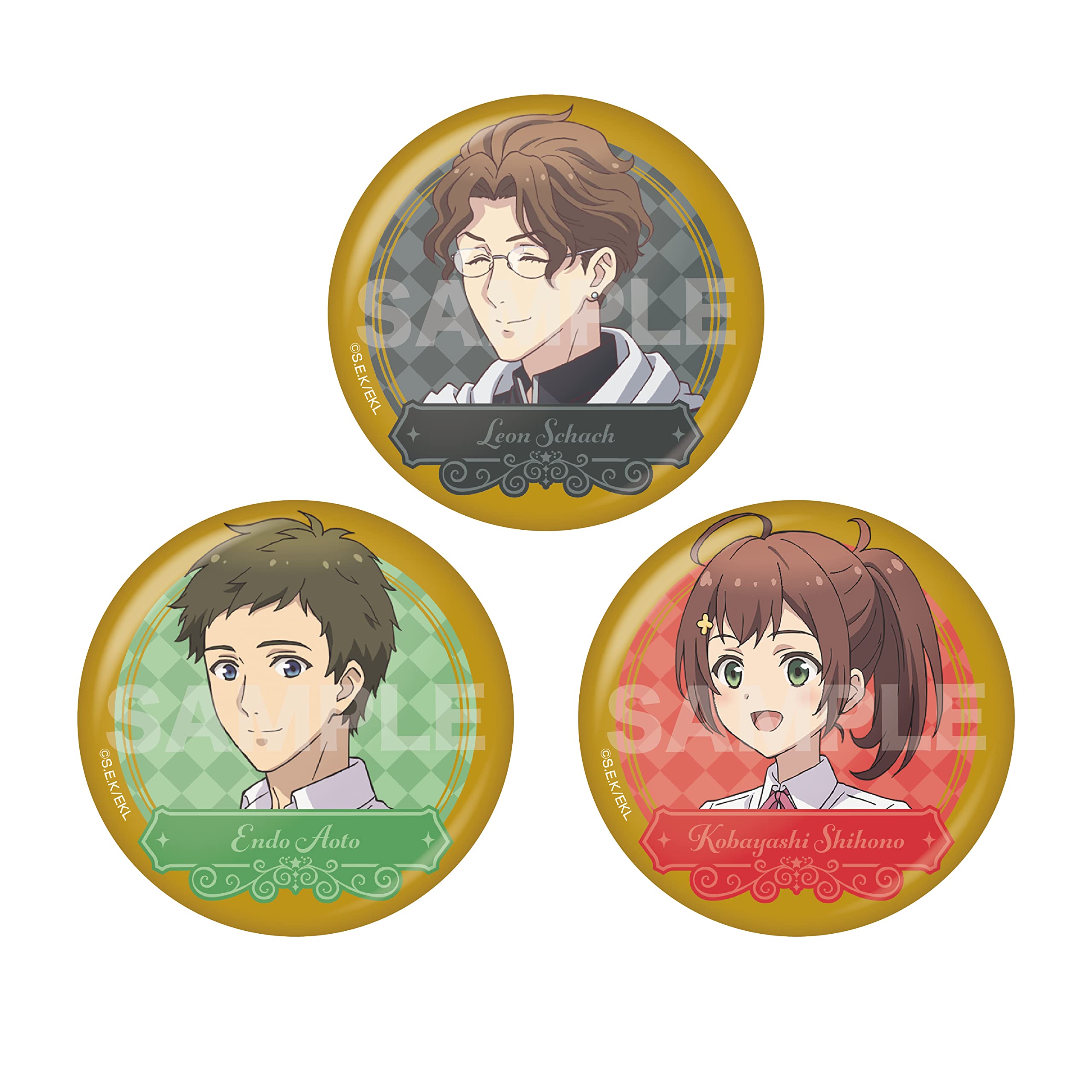 Amazon | [アニメキャラクター] ツンリゼ メタリック缶バッジ 全9種