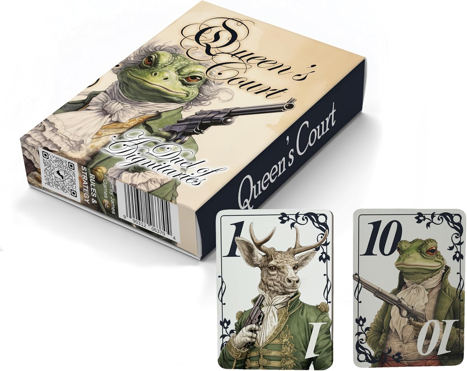 Queen's Court: A Duel Of Dignitaries | A Card Game For Friends and Family |