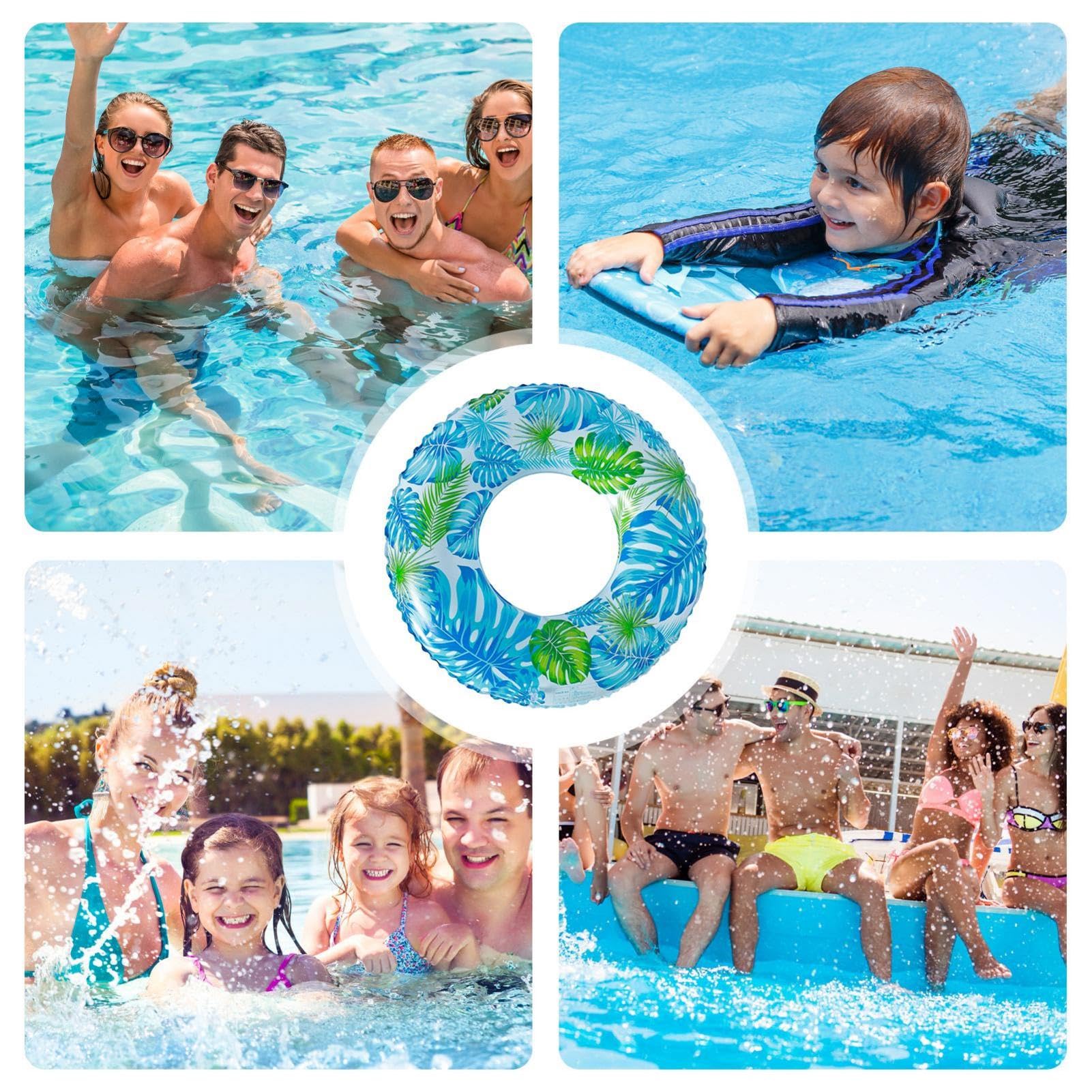 Flotteur De Piscine – Tube De Natation Rond | Anneau De Natation De Conception D'Impression De