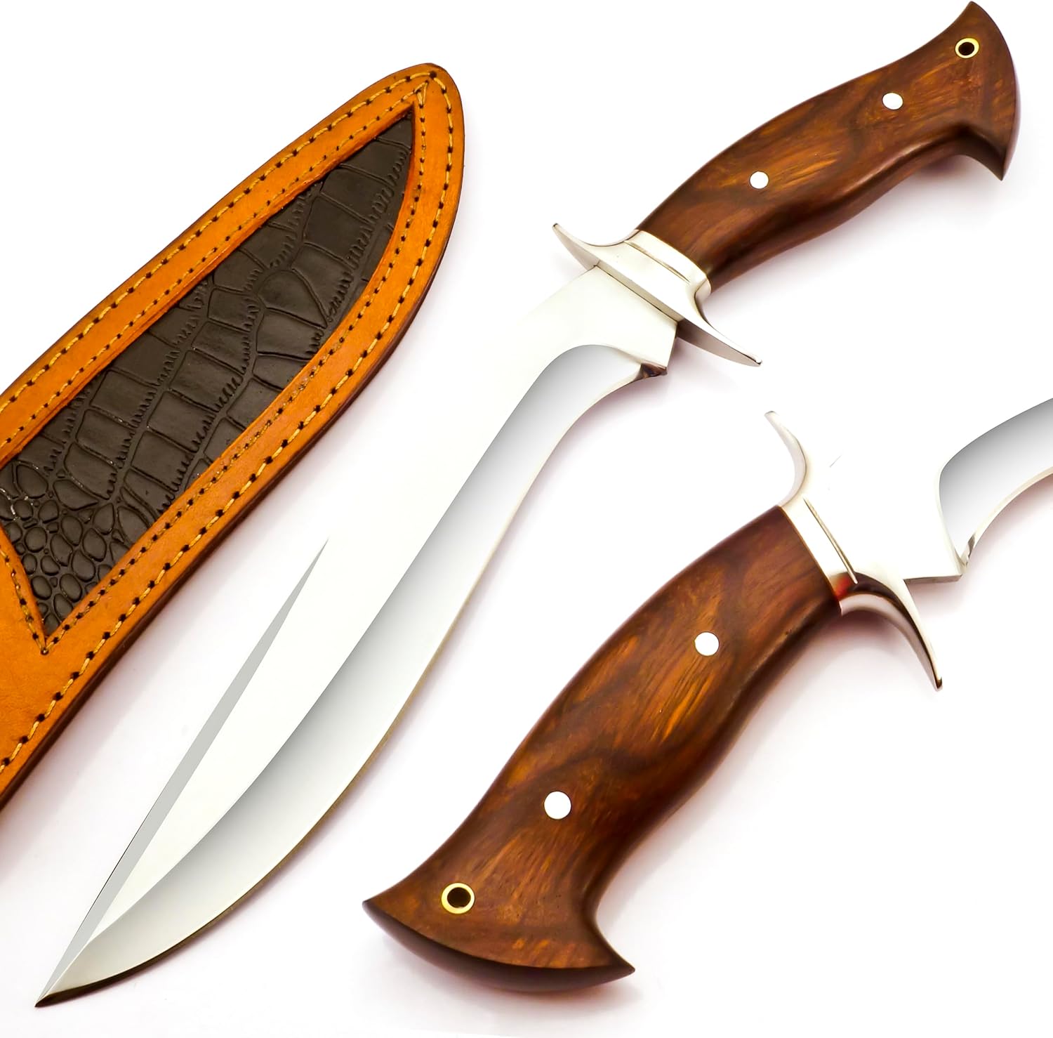 Poshland REG-234 Handmade Customised D2 Steel Kukri Knife - Exotic Wood Handle - Image 2