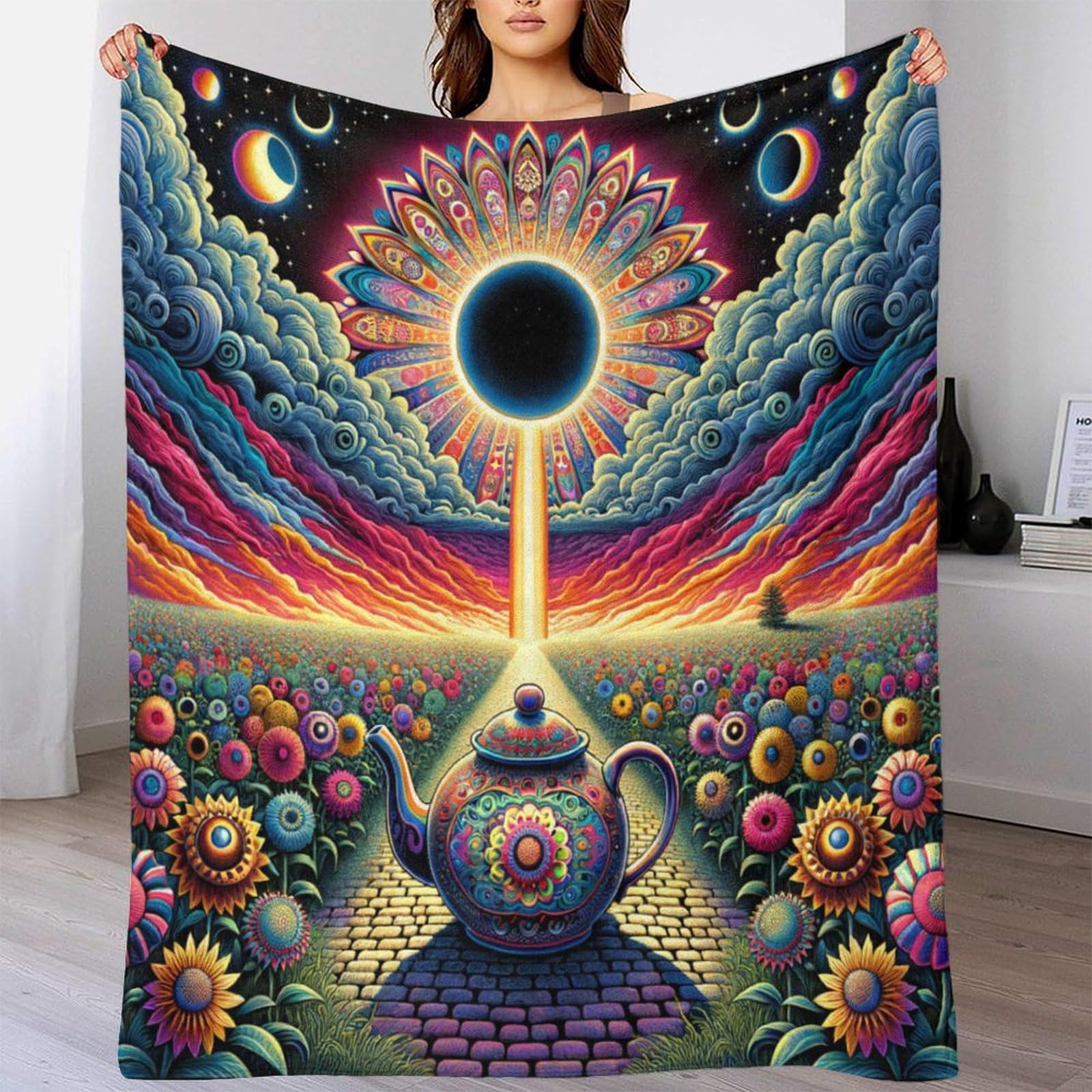 Coperta in morbido pile di flanella, ideale come regalo di compleanno per amici, familiari, regalo di Natale per amici e partner, coperta natalizia per divano e letto, 200 x 230 cm