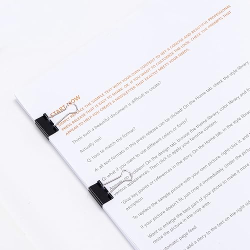 Miniatura 5 de Tienda Basics Clip de papel para carpeta pequeño 12 clips por paquete paquete de 12