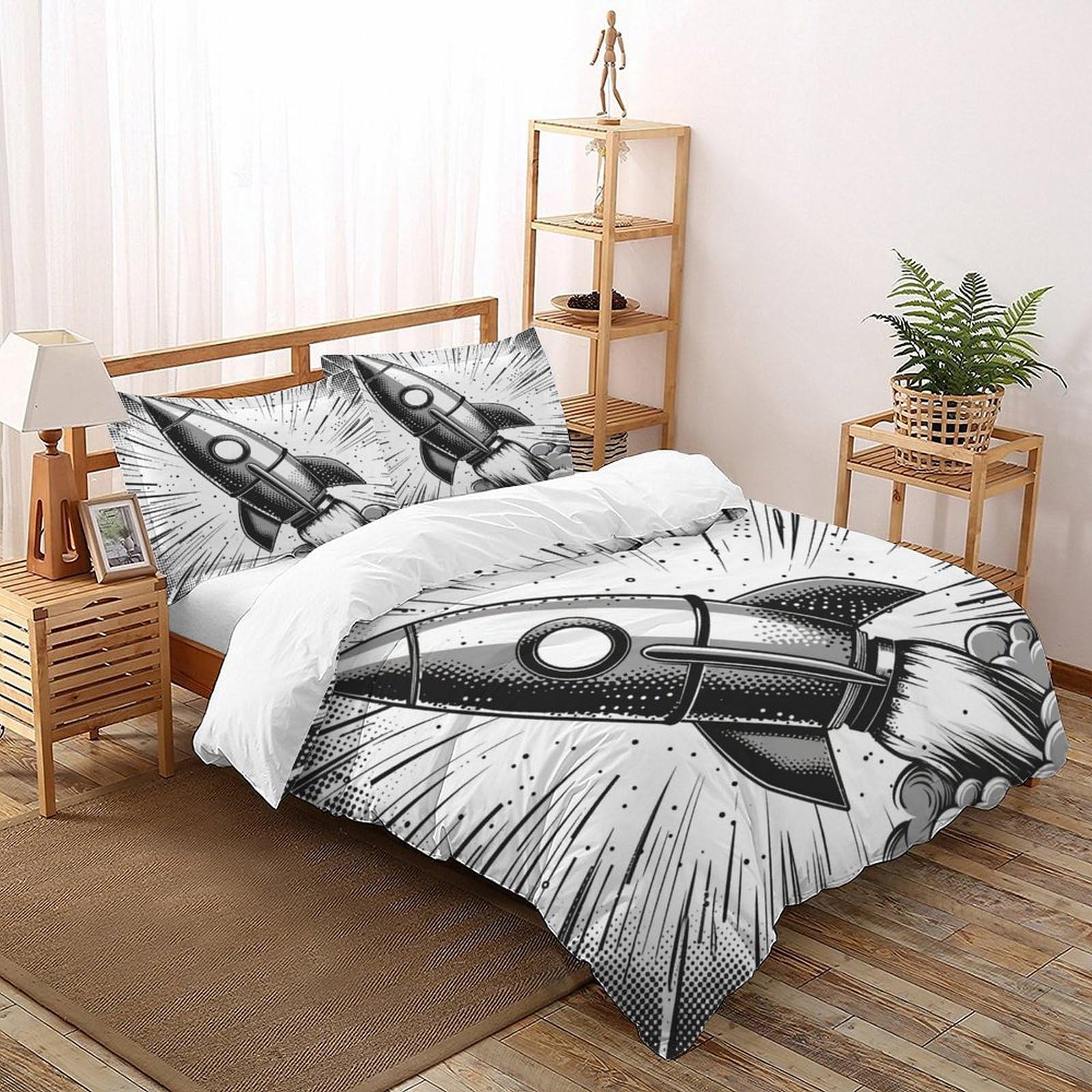 Housse de couette citrouille Halloween pour lit simple adulte douce