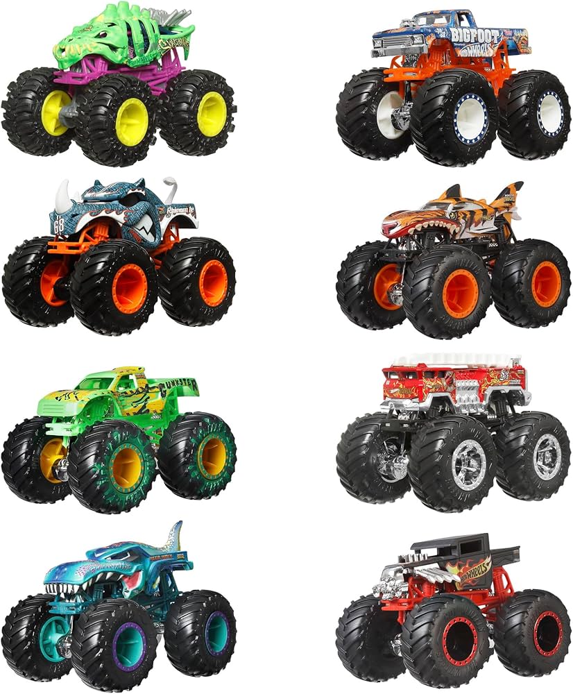 Amazon | ホットウィール(Hot Wheels) モンスタートラック 1:64 8