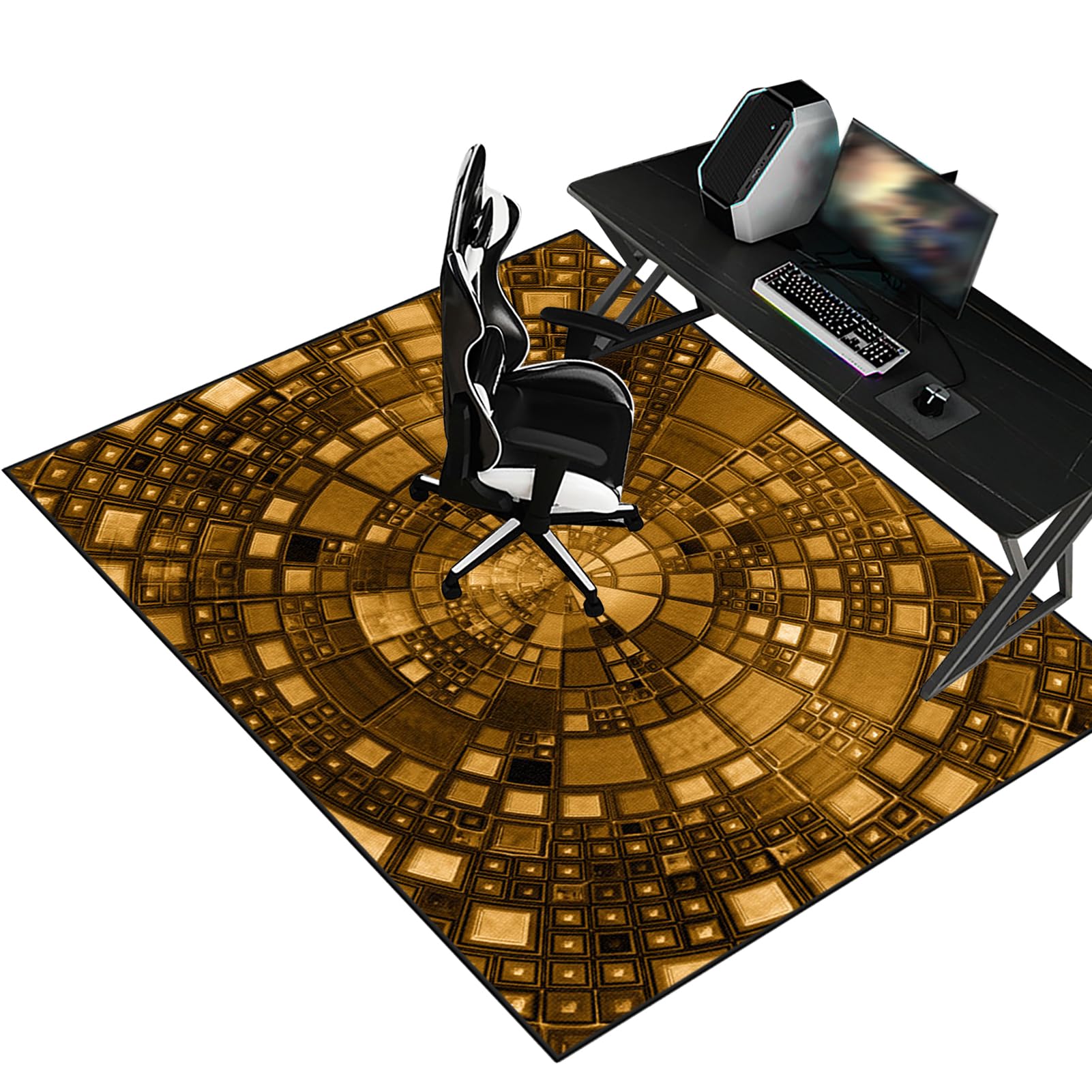 180 x 250 cm Tapis de Protection de Sol pour sous- Tapis Chaise de Bureau - Tapis Chaise Gaming Antidérapant - Protège Sol sous Chaise pour stratifié Parquet Carrelage - Tapis pour Fauteuil