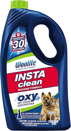 Bissell Woolite InstaClean Pet - Fórmula de máquina de tamaño completo 32 onzas