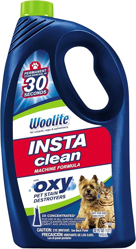 Fórmula concentrada para máquina de limpeza de manchas de cães Bissell Woolite InstaClean 946 mL 20581